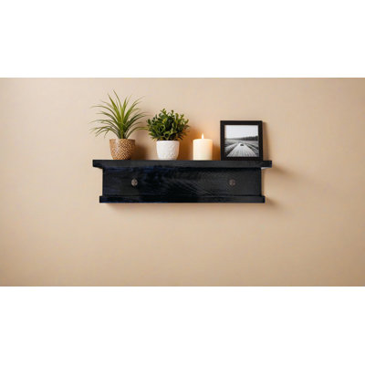 Rayne 3 Piece Oak Shelves With Hooks