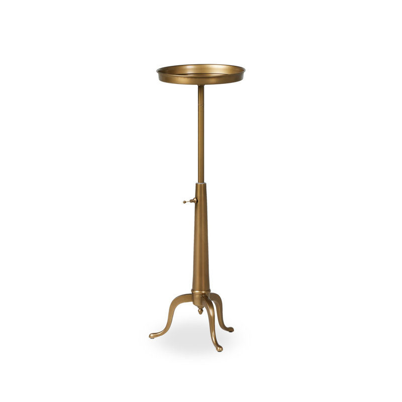 Oscardaniel End Table-Dark Matte Brass