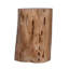 Table de bout avec tabouret d'appoint 17 pouces, bûche en bois d'acacia Live Edge