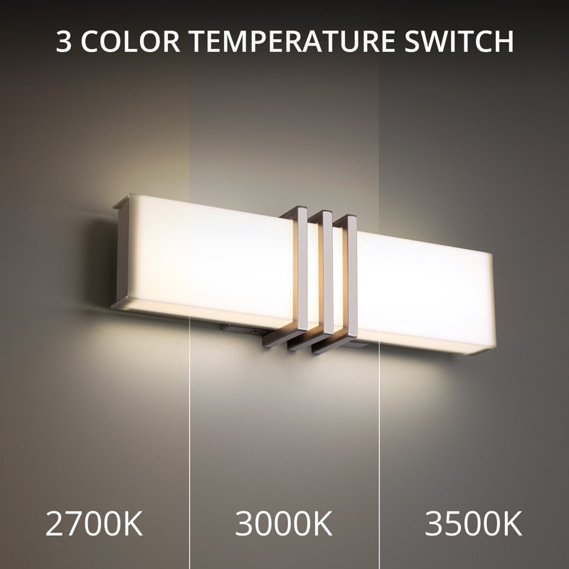 Minibar 1 - Light LED Bath Bar, Brushed Nickel