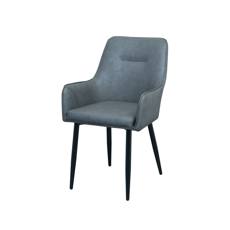 Morrisdale 51cm H Upholstered Side Chair, Grey