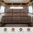 3-Seater Manual Reclining Sofa With Flip Console, Cup Holders, USB & Type-C Charging, Hidden Drawer & Side Pockets-33799399