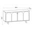Buffet décoratif 4 portes avec pieds en bois Lilliana-71663760