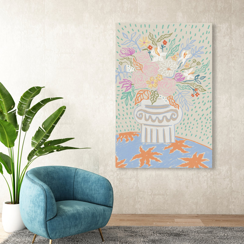 Summer Arrangement Print by Oliver Gal, 15"H x 10"W, Gallery Wrapped