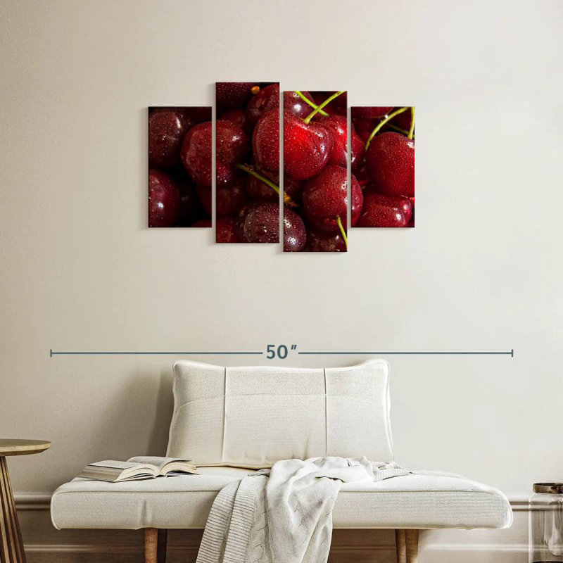 Yarlin Red Cherries, 22'' H x 36'' W