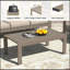 Table basse rectangulaire d'extérieur en métal résistant aux intempéries, idéale pour balcon, jardin ou terrasse.-1394369798