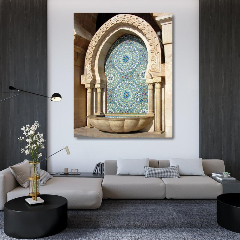Hassan II Mosque, Morocco, 46" H x 36" W