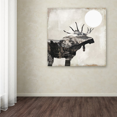«Jadaya Going Wild V» par Color Bakery, impression sur toile tendue