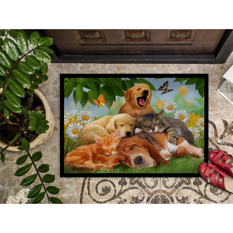 Vandergrift Non-Slip Outdoor Doormat, 2' x 3'