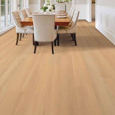 Lions Floor Ocean Crest WPC Collection - Harbor Mist | 9" x 60" Waterproof Vinyl Plank Flooring | 20 Mil Wear Layer | Attached Pad | Uniclic/Floating Installation | 1 Box = 29.9 Sq. Ft. | Most Rooms Need 10+ Boxes