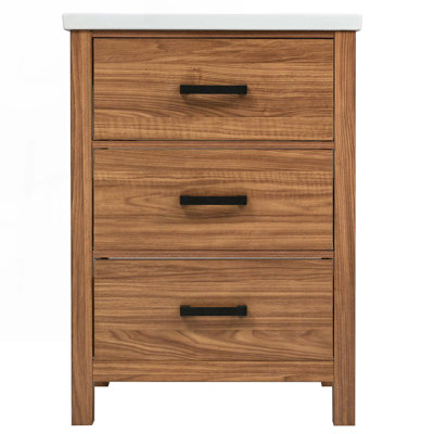Meuble-lavabo 24 po avec lavabo en céramique