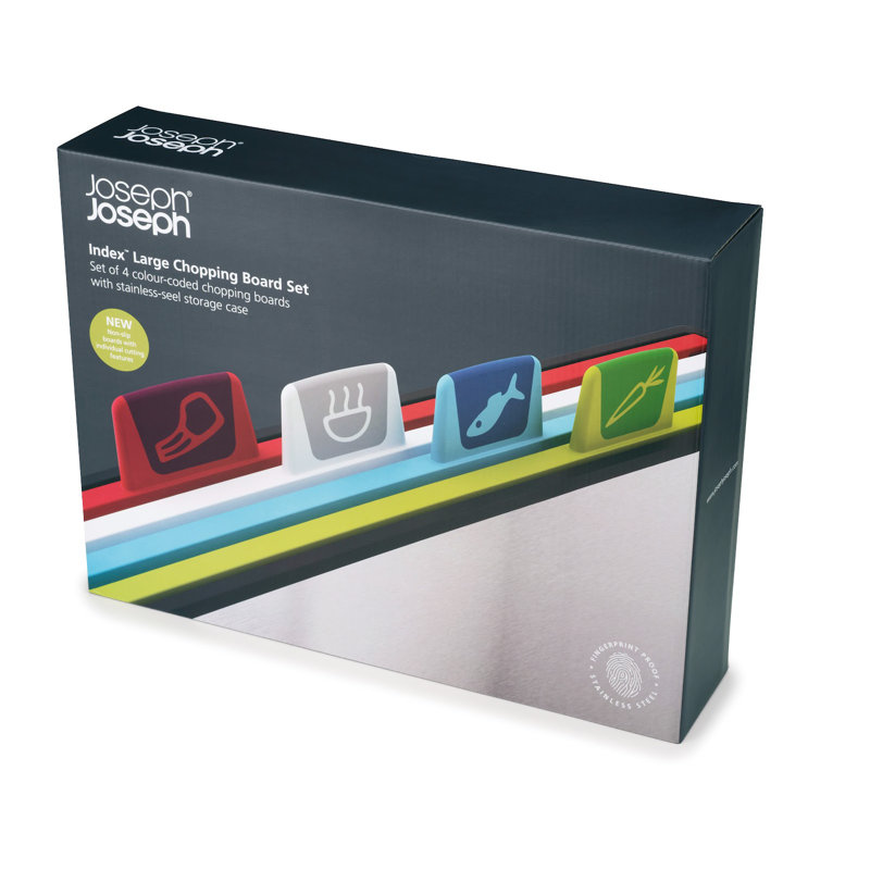 Joseph Joseph Index Steel Chopping Board Set