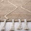 Tapis géométrique en jute tissé à la main Debroh-421592610