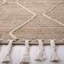Tapis géométrique en jute tissé à la main Debroh-526757432