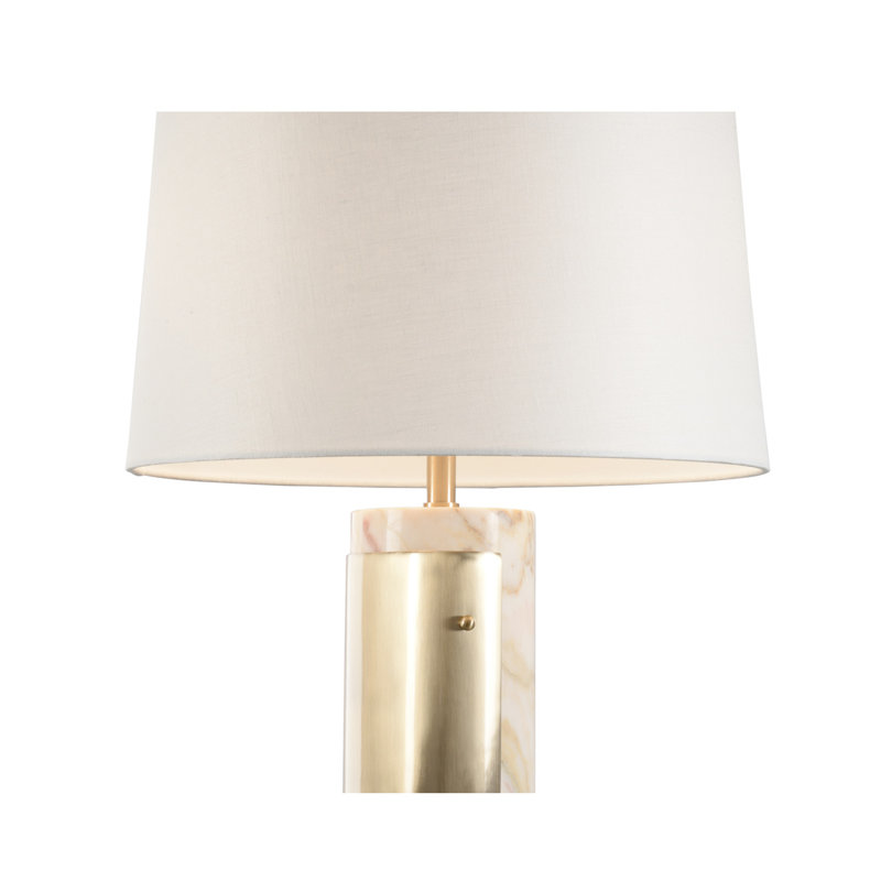 Lampe de table en métal / marbre Matéria
