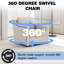 Fauteuil 31 po pivotant en lin pivotant sur 360 °-1573933971
