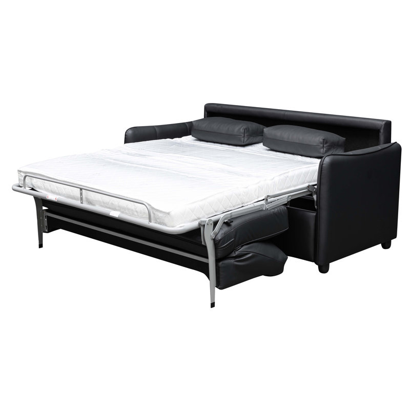 Canapé-lit Haven Fold, H 34,3 po x l 66,5 po x P 37,8 po, Noir