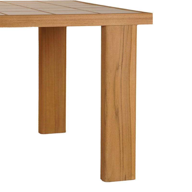 Marina Outdoor Dining Table Natural, Natural