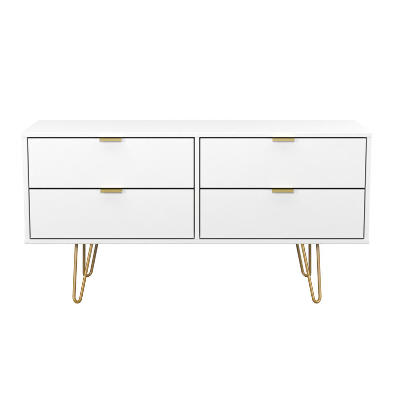 Turah 4 Drawer Bed Box (Ready Assembled), White