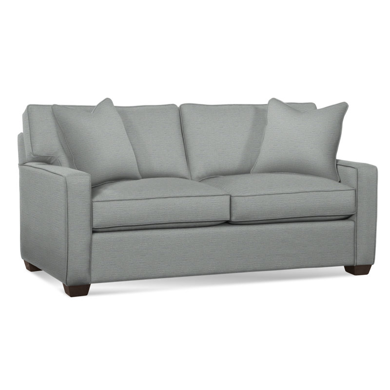 Gramercy Park Sofa, Java, Blue Buffalo Check; 0120-61
