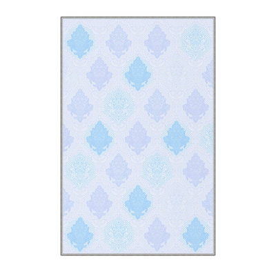 Soft Hall Carpet (2.6 x 4.9 ft), 100% Polyester, 0.3 in Pile Height | Antibacterial, Non-Slip Underside, 650 g/m² | Machine Washable, 3D Digital Print | Perfect for Living Room, Entryway & Bedroom Décor