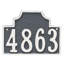 Beckford 1-Line Wall Address Plaque-935279971