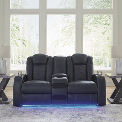 Causeuse inclinable électrique avec console Bemnet