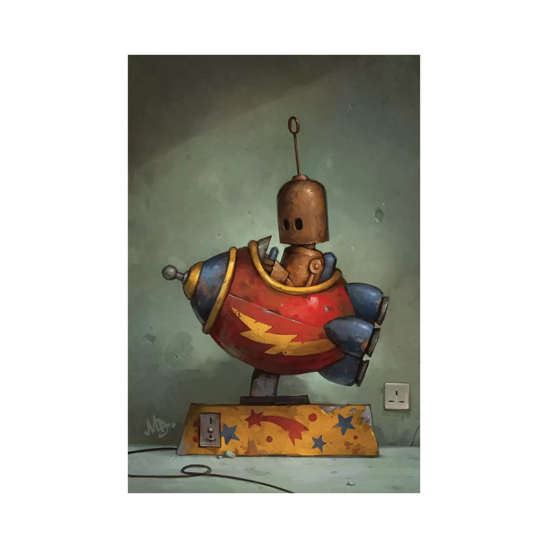 To Boldly Go by Matt Dixon - Wrapped Canvas Print, 101.6 cm H x 66.04 cm W x 1.91 cm D