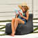 Ponce Outdoor Medium Bean Bag Chair 