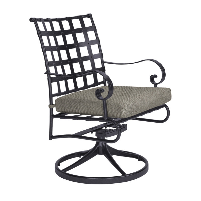 Classico Outdoor Rocker Chair, Graphite, Cast Lagoon