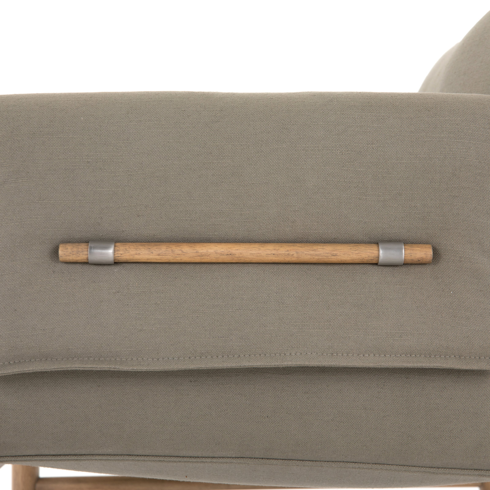 Kodie Linen Armchair, Olive