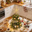 Sparkling Gold Star LED Christmas Tree Topper