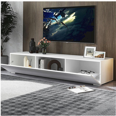 Meuble audio-vidéo moderne avec rangement multimédia