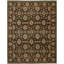 Manchuria Wool Oriental Area Rug in Beige/Black
