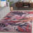 Vitorino Performance Machine Washable Floral Rug-1580598774