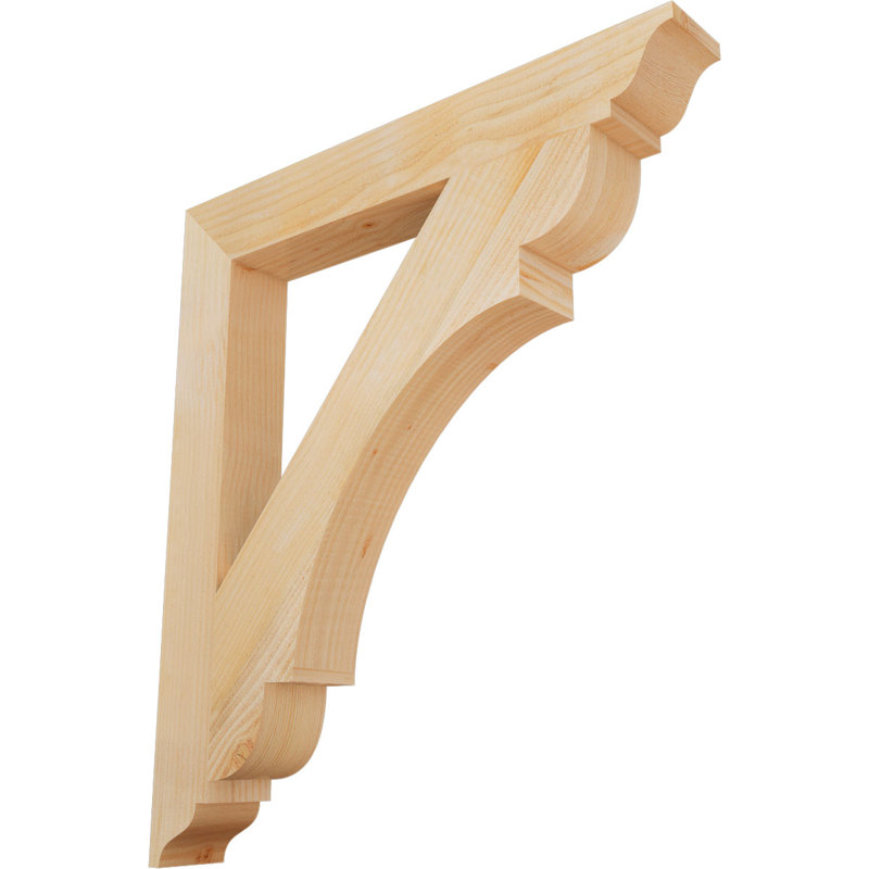 Support olympique traditionnel, Douglas (brut), H 34 po x l 3,5 po x P 30 po