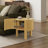 Round Side Table with Storage