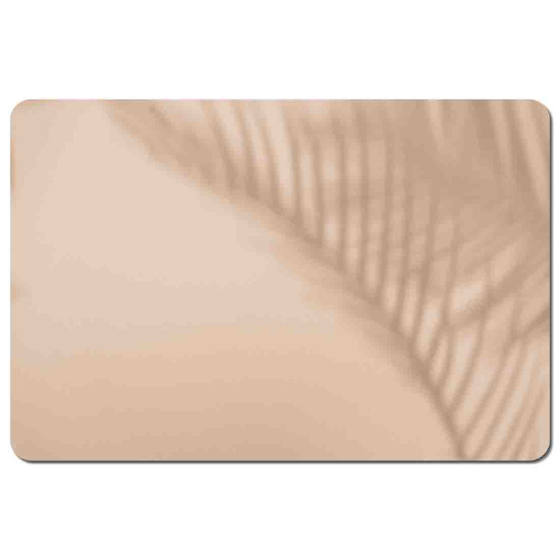 Moufid Polyester Coated Hardwood Rectangle Placemat, Coaster