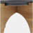 5" Planter W/ Wood Stand, Matte Gray-1513874852