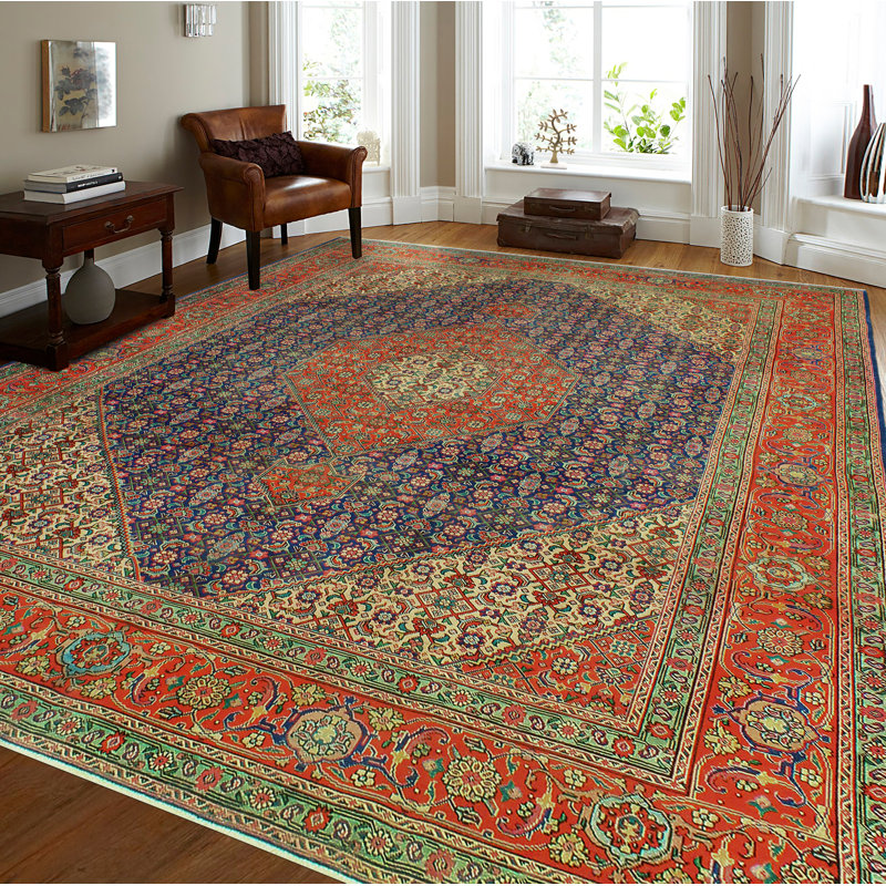 Tapis unique en laine Polytimi 9 pi 11 po x 13 pi 2022