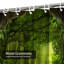 Rideau de douche avec 12 crochets Deep Tropical River Southeast Jungle-1664822296
