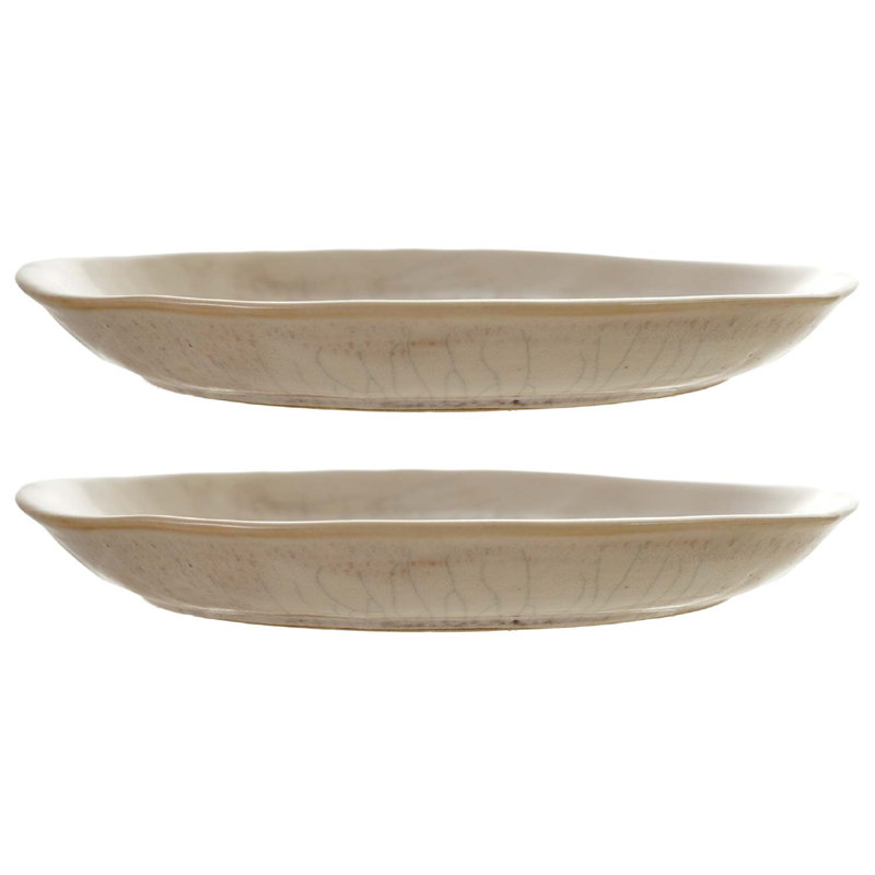 Plum Reactive Glaze Stoneware Plate