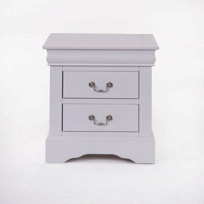 White Finish Nightstand