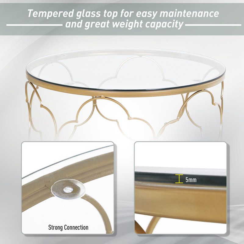 Glass Top Coffee Table