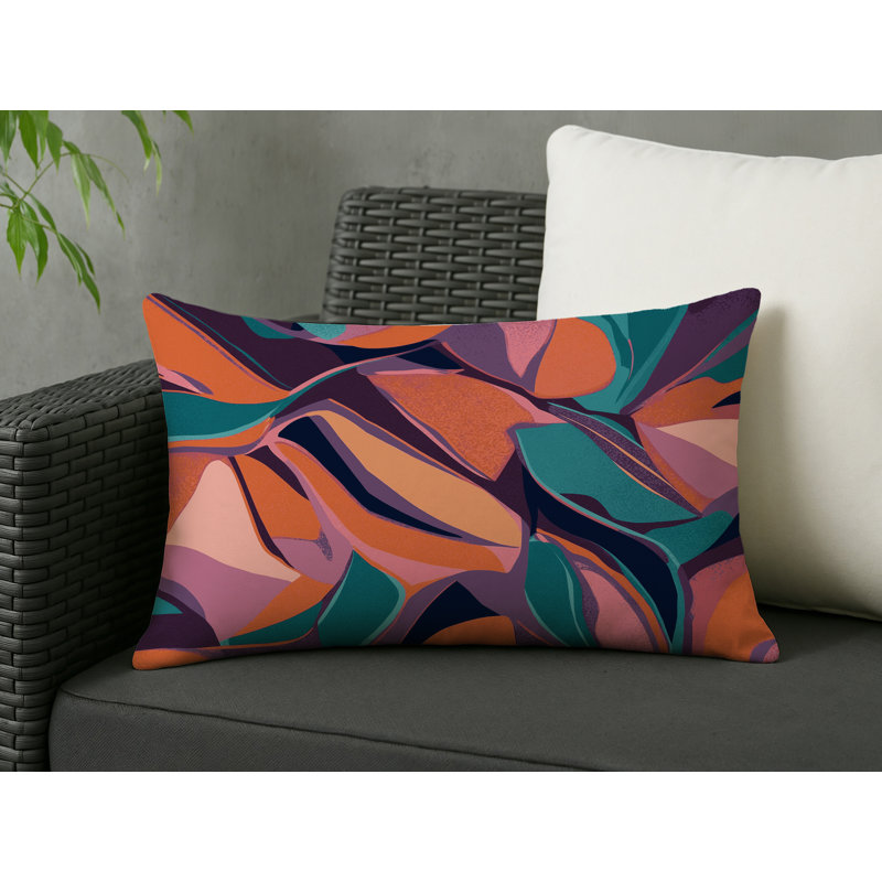 Coussin décoratif intérieur et extérieur Spectrum Charge, Rectangle 18"H x 25"W