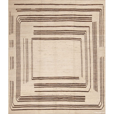 One-of-a-Kind 8'5" X 9'10" Hand Knotted Area Rug