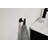 3-Pieces Bathroom Hardware Accessories Set - Towel Bar, Toilet Paper Holder, Robe Towel Hooks-117306389