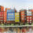 Boston Colorful Buildings Tablecloth | Indoor Outdoor Decor