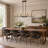 12-Light Modern Linear Pendant For Kitchen Island