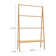 Bamboo Ladder Towel Rack with Storage Shelf